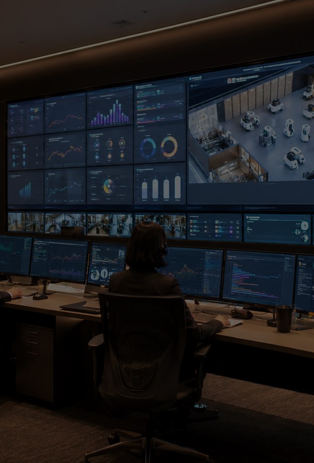 Hospital staff monitoring operations dashboard